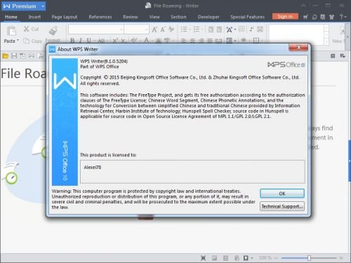 WPS Office 10 Free 9.1.0.5204