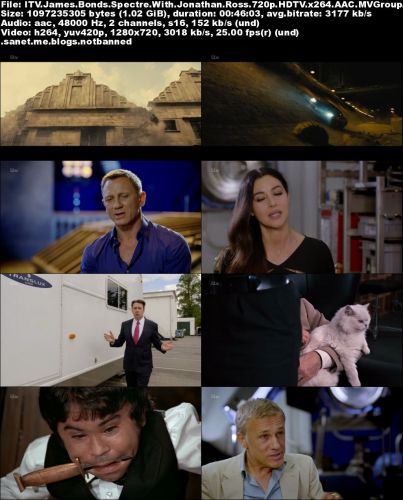 ITV - James Bonds Spectre: With Jonathan Ross (2015) 720p HDTV x264-MVGroup