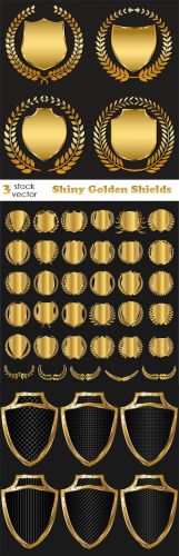 Vectors+-+Shiny+Golden+Shields