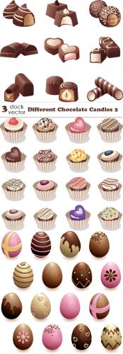 Vectors - Different Chocolate Candies 2