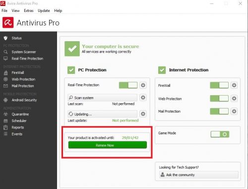 Avira Antivirus Pro / Internet Security 2015 15.0.13.210 Final