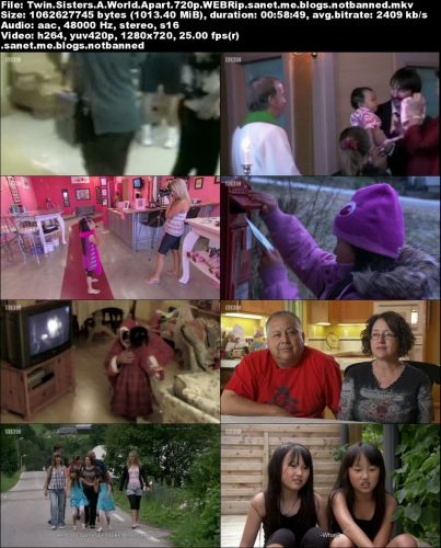 BBC - Twin Sisters: A World Apart (2015) 720p WEBRip h264-spamTV