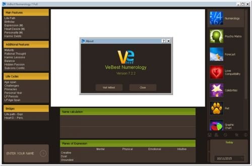 VeBest Numerology 7.2.2