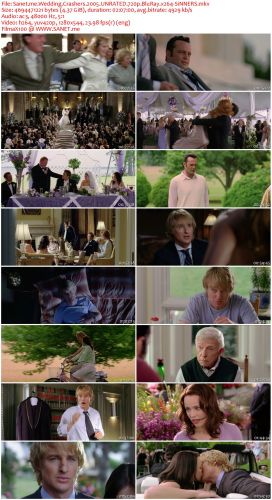 Wedding Crashers 2005 UNRATED 720p BluRay x264-SiNNERS