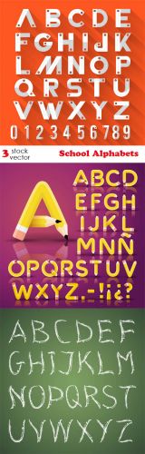 Vectors+-+School+Alphabets