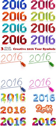 Vectors+-+Creative+2016+Year+Symbols