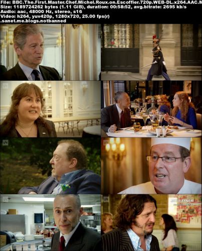 BBC - The First Master Chef: Michel Roux on Escoffier (2012) 720p WEB-DL x264 AAC-MVGroup