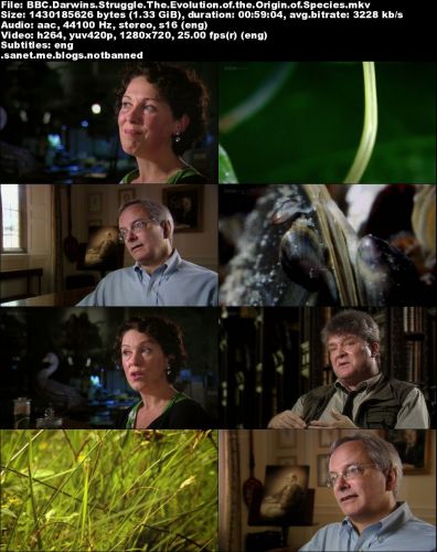 BBC - Darwin's Struggle: The Evolution of the Origin of Species (2009) 720p HDTV x264-MVGroup