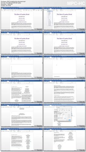 Lynda - Up and Running with Word for Mac 2016