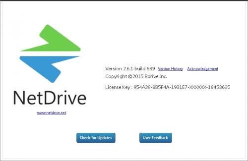 NetDrive 2.6.1 build 689