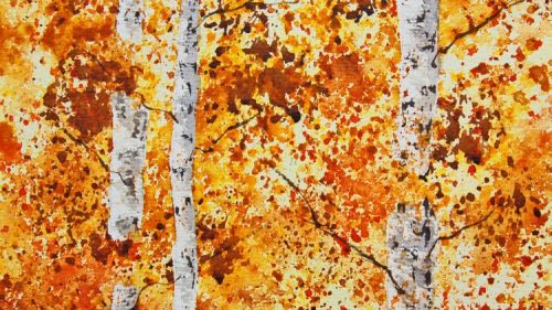 Painting a Fall Scene in Watercolors in Seven Easy Steps 