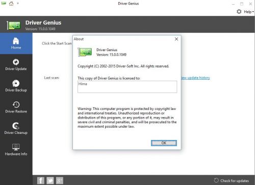 Driver Genius 15.0.0.1049 Multilanguage