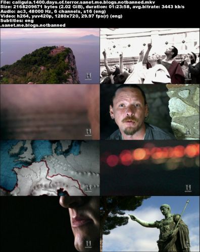 History Channel - Caligula: 1400 Days of Terror (2012) 720p HDTV x264-W4F