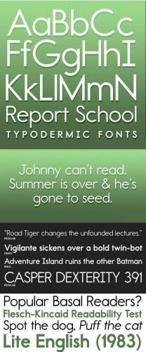 Report+School+Font+Family