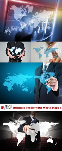 Photos+-+Business+People+with+World+Maps+4