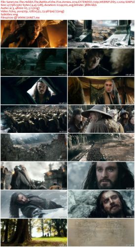 The Hobbit The Battle of the Five Armies 2014 EXTENDED 720p WEBRiP DD5.1 x264-SiMPLE