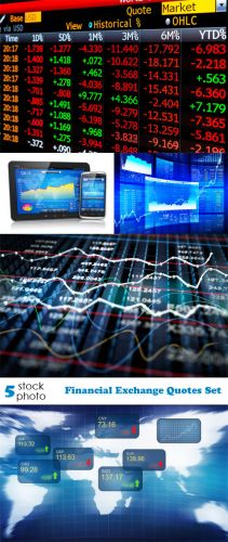 Photos+-+Financial+Exchange+Quotes+Set