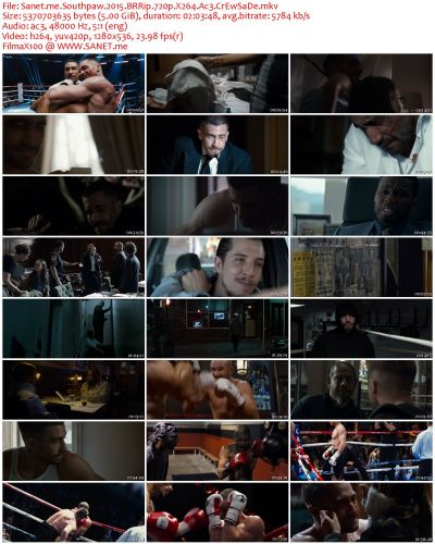 Southpaw 2015 BRRip 720p X264 Ac3 CrEwSaDe