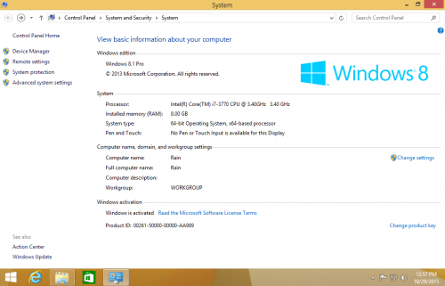 Windows 8.1 Pro Vl Update 3 (x86/x64) En-Us ESD Oct2015 Pre-activated
