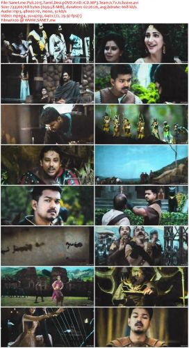 Puli (2015) Tamil Desi pDVD XviD 1CD MP3 - Team IcTv Xclusive