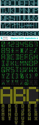Vectors+-+Digital+LED+Alphabets+2