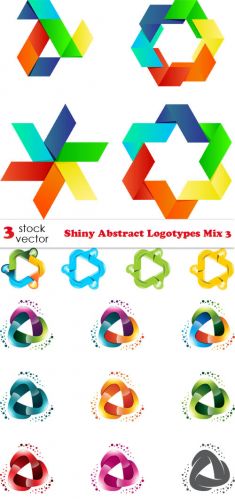 Vectors+-+Shiny+Abstract+Logotypes+Mix+3