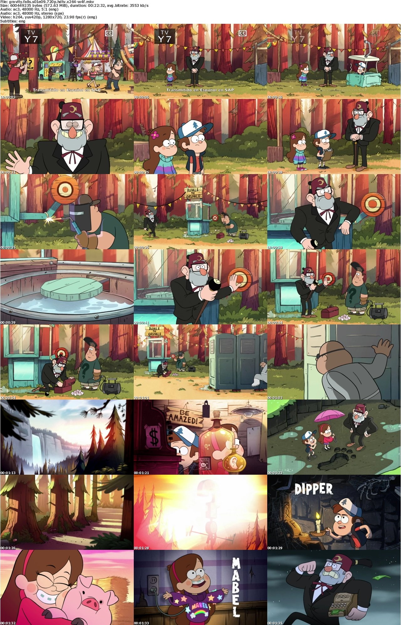 Gravity Falls S01E09 720p HDTV x264-W4F
