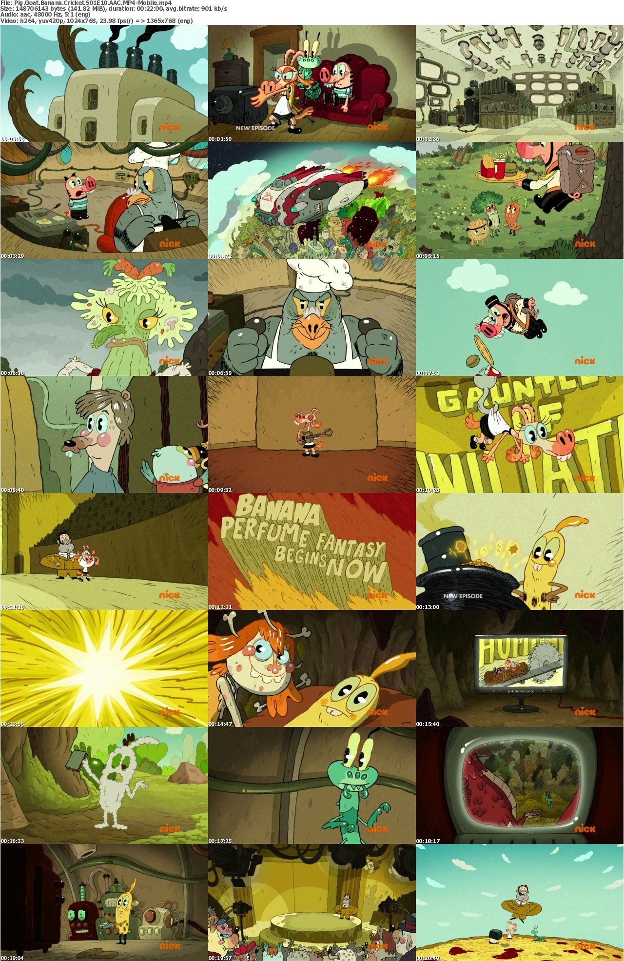 Pig Goat Banana Cricket S01E10 AAC MP4-Mobile