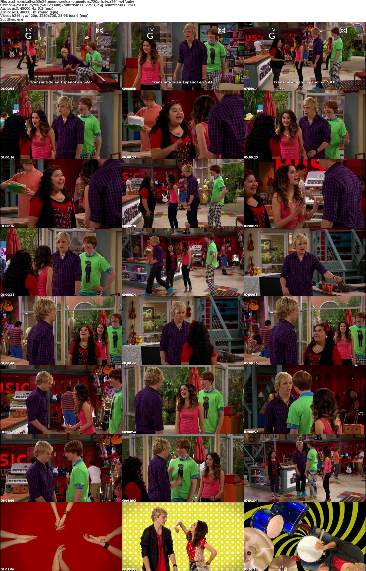 Austin and Ally S02E24 Moon Week and Mentors 720p HDTV x264-W4F