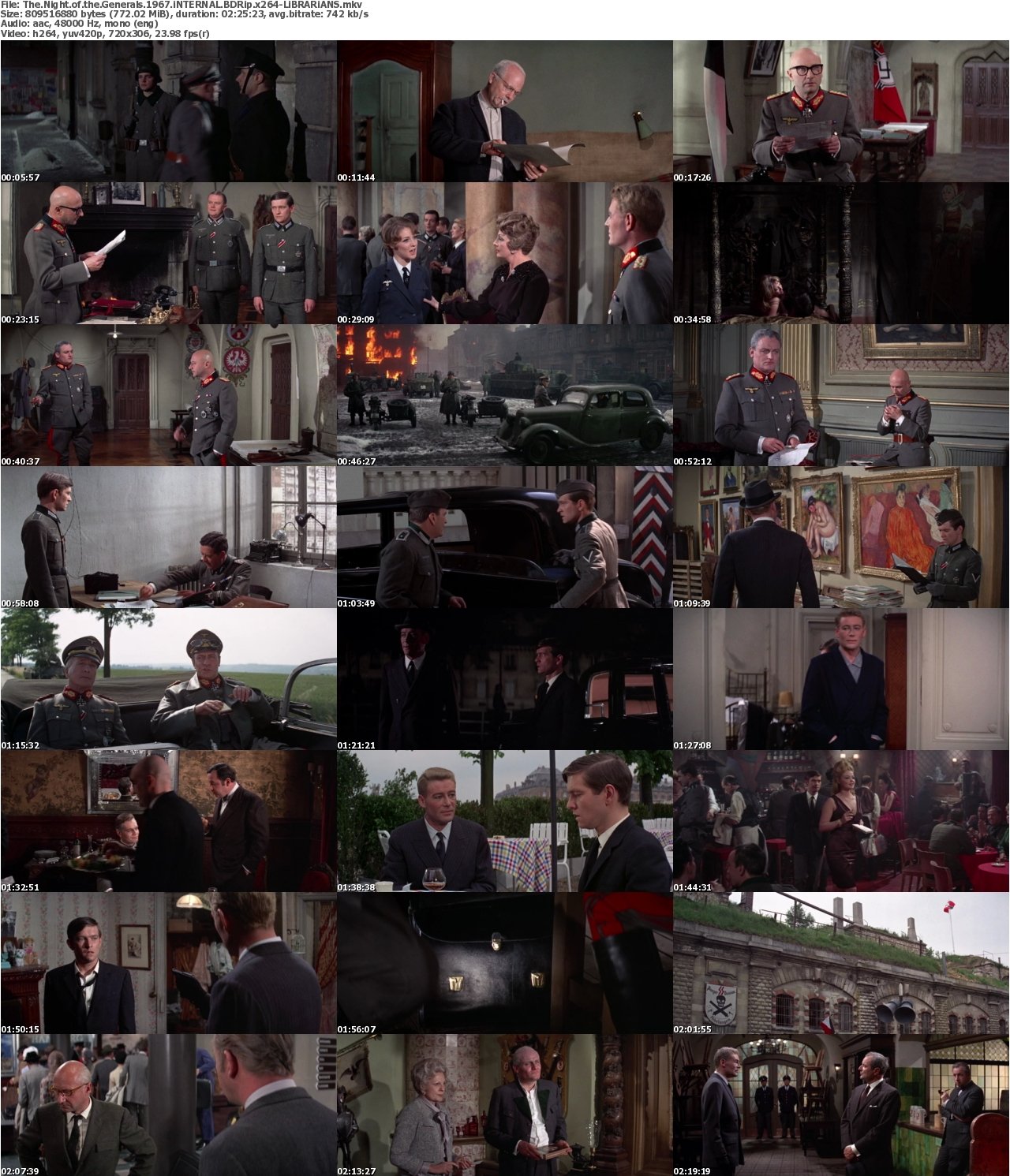 The Night of the Generals 1967 iNTERNAL BDRip x264-LiBRARiANS