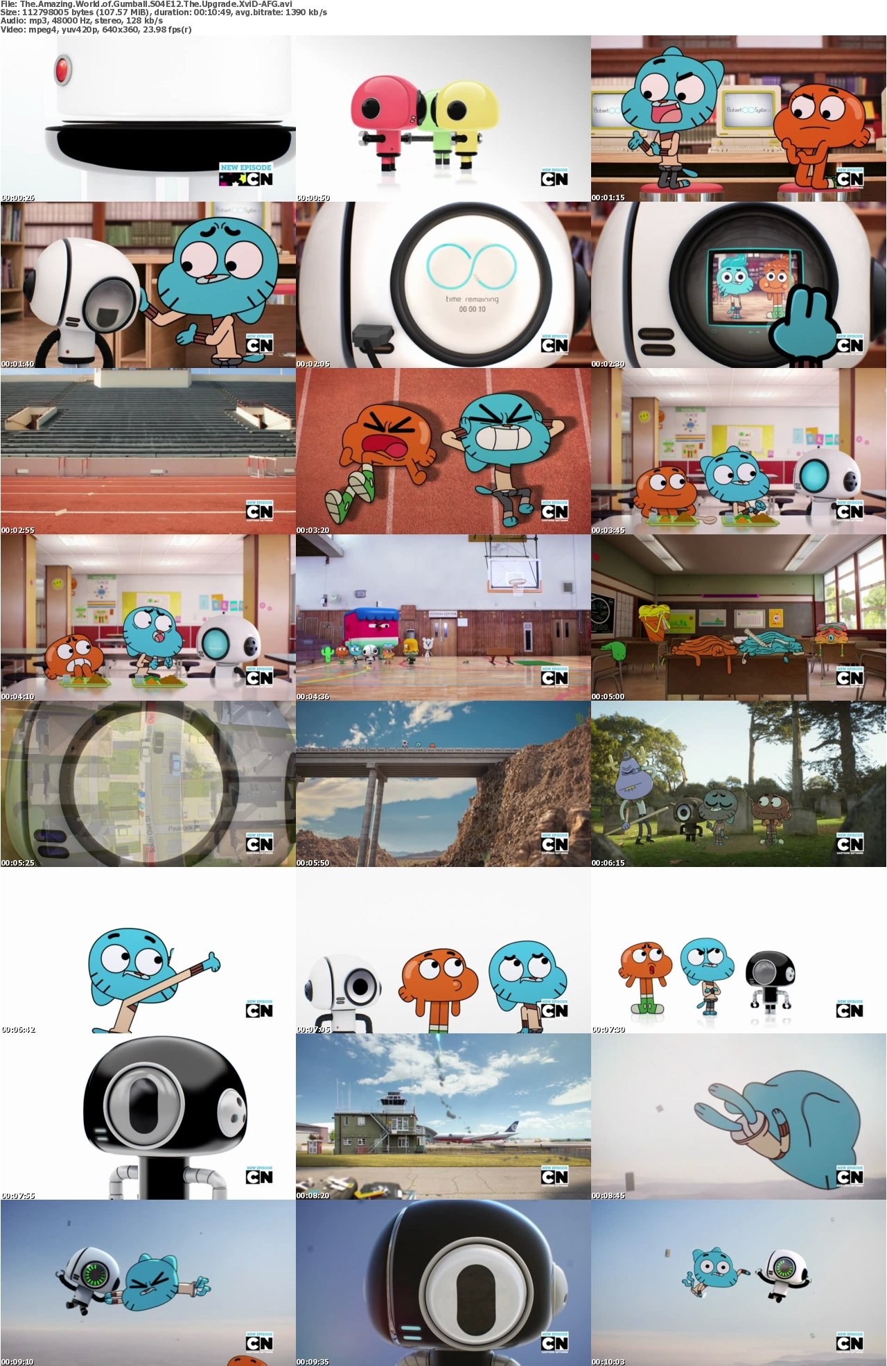 The Amazing World of Gumball S04E12 The Upgrade XviD-AFG