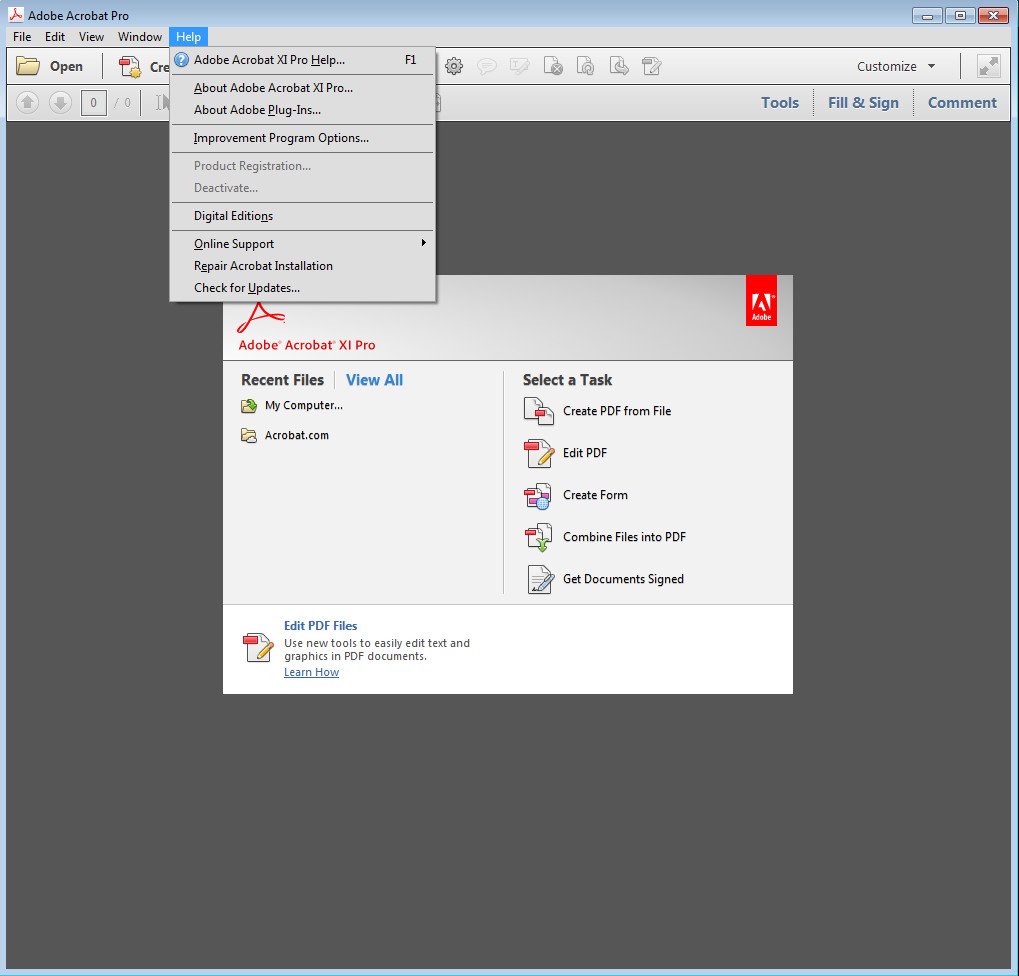 Adobe acrobat pro xi upgrade