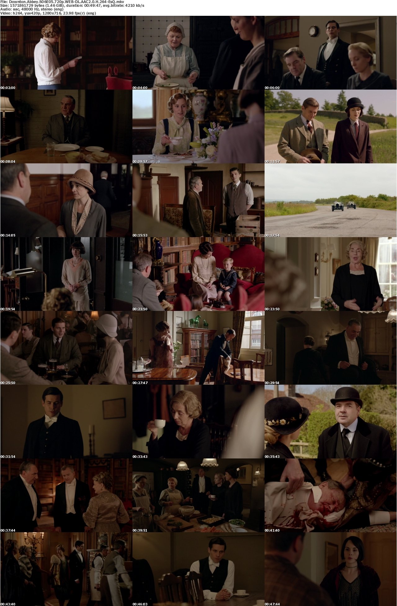 Downton Abbey S06E05 720p WEB-DL AAC2 0 H 264-EsQ