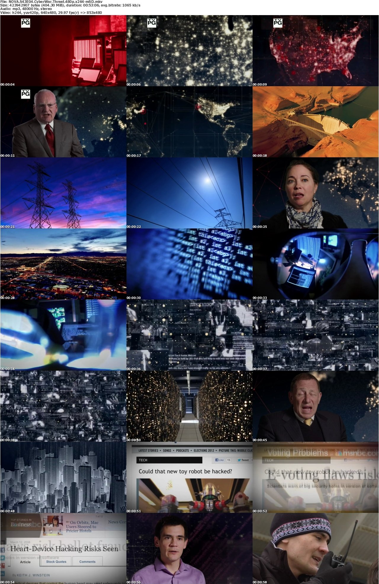 NOVA S43E04 CyberWar Threat 480p x264-mSD