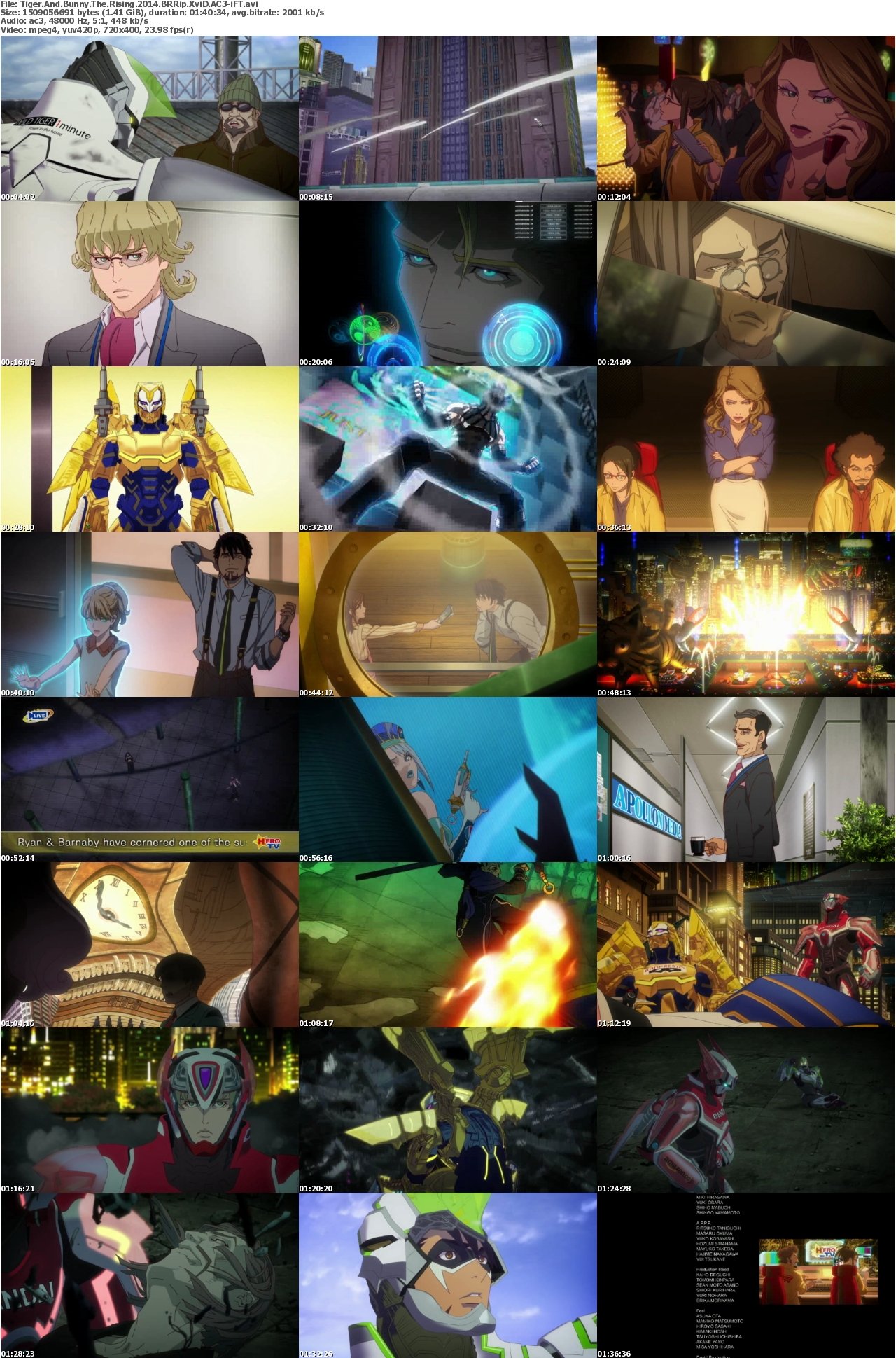Tiger And Bunny The Rising 2014 BRRip XviD AC3-iFT