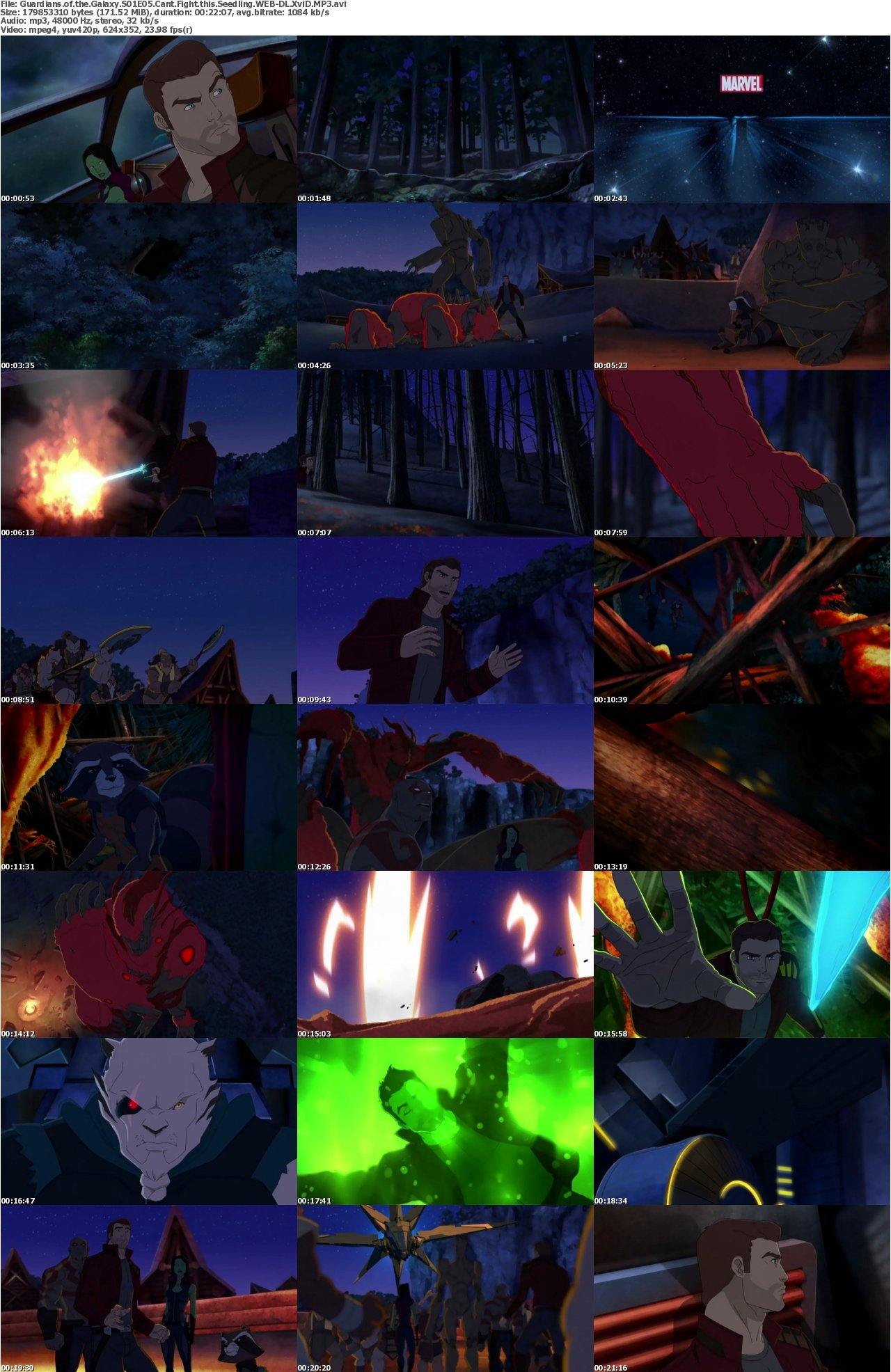 Guardians of the Galaxy S01E05 Cant Fight this Seedling WEB-DL XviD MP3
