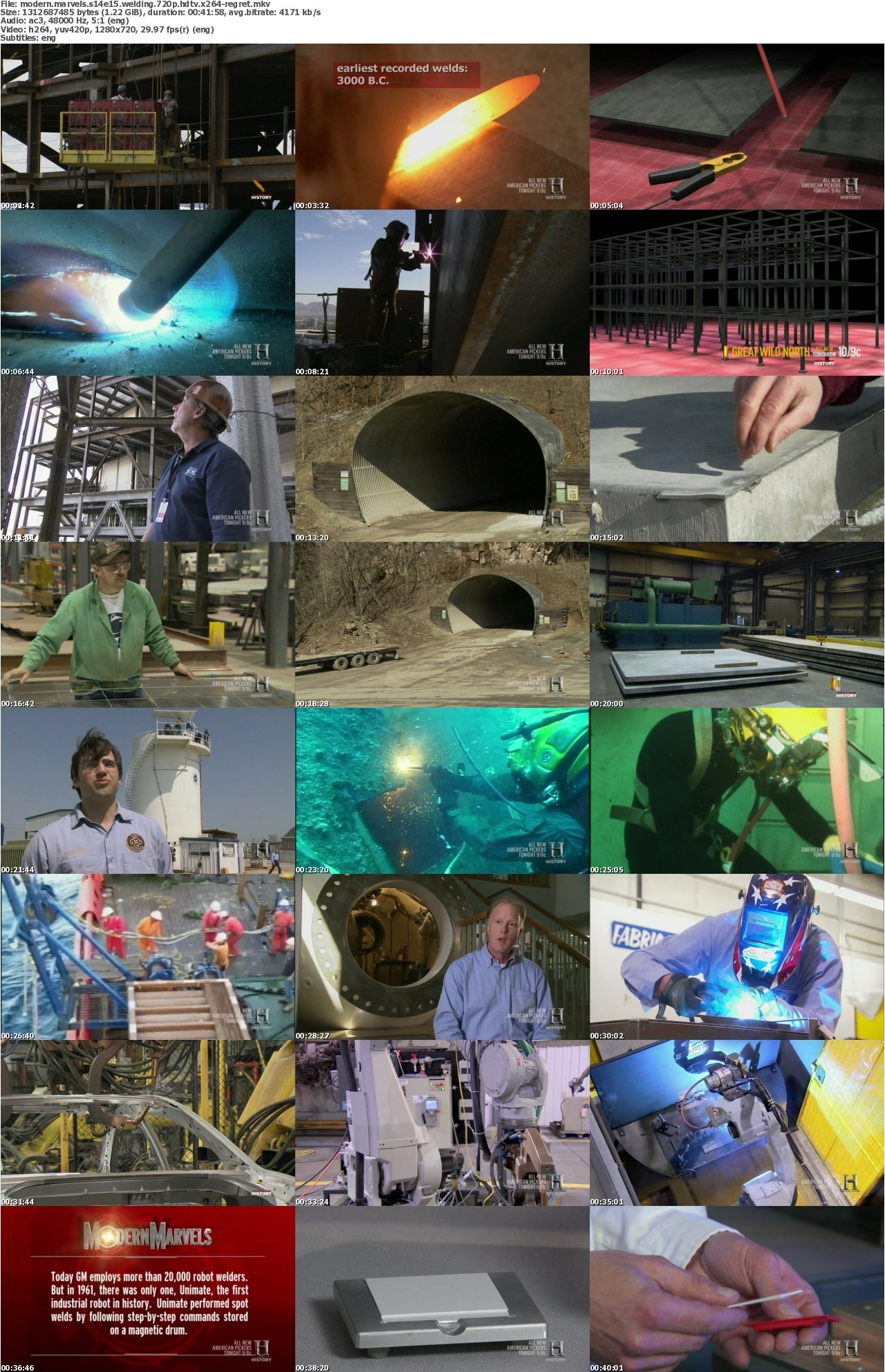 Modern Marvels S14E15 Welding 720p HDTV x264-REGRET