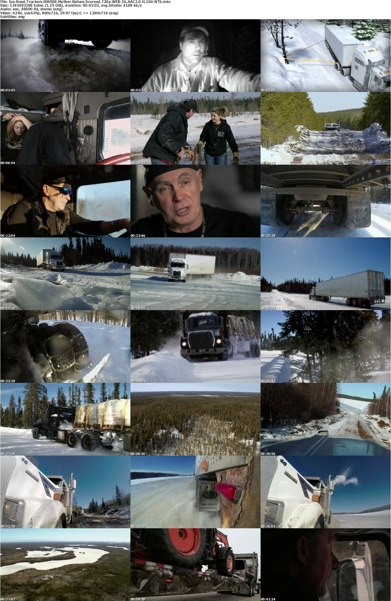 Ice Road Truckers S09E08 Mother Nature Scorned 720p WEB-DL AAC2 0 H 264-NTb
