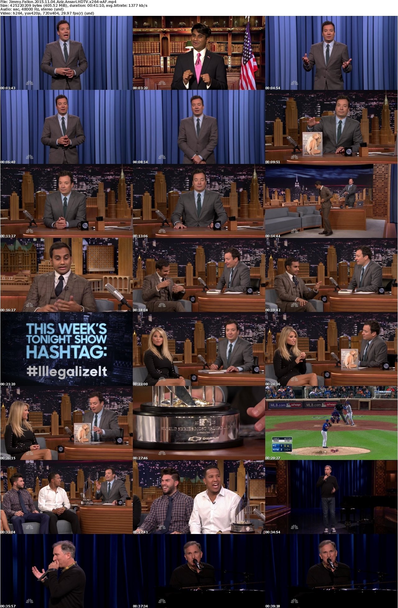 Jimmy Fallon 2015.11 04 Aziz Ansari HDTV x264-aAF
