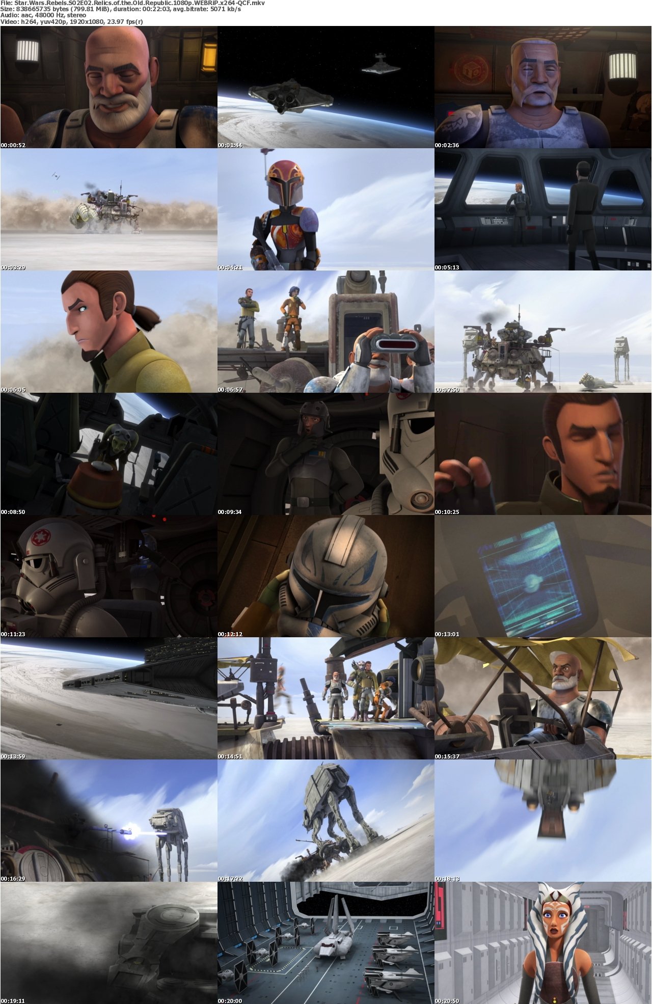 Star Wars Rebels S02E02 Relics of the Old Republic 1080p WEBRiP x264-QCF
