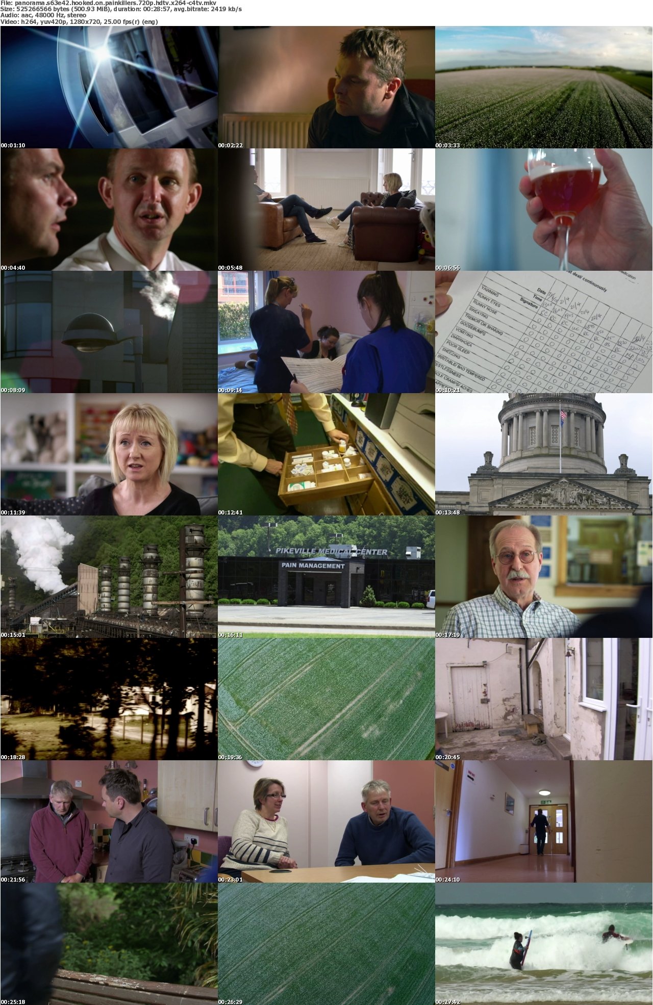 Panorama S63E42 Hooked On Painkillers 720p HDTV x264-C4TV