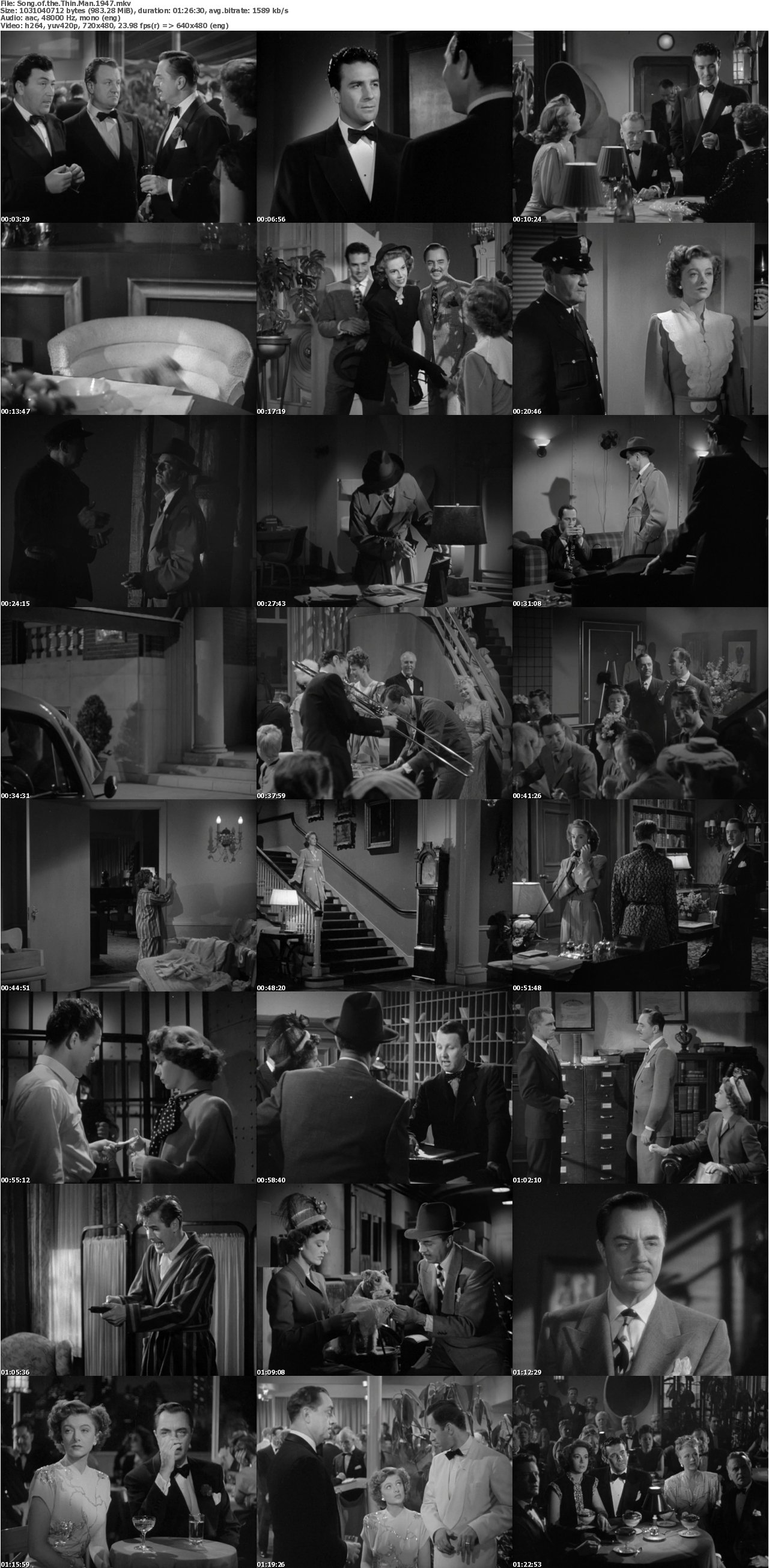 Song of the Thin Man (1947)