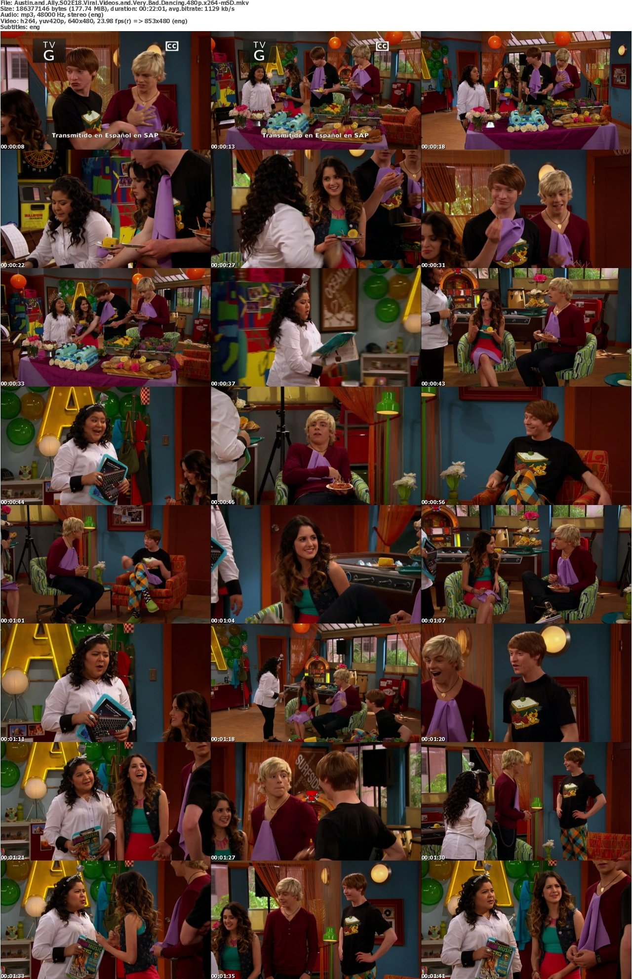Austin and Ally S02E18 Viral Videos and Very Bad Dancing 480p x264-mSD