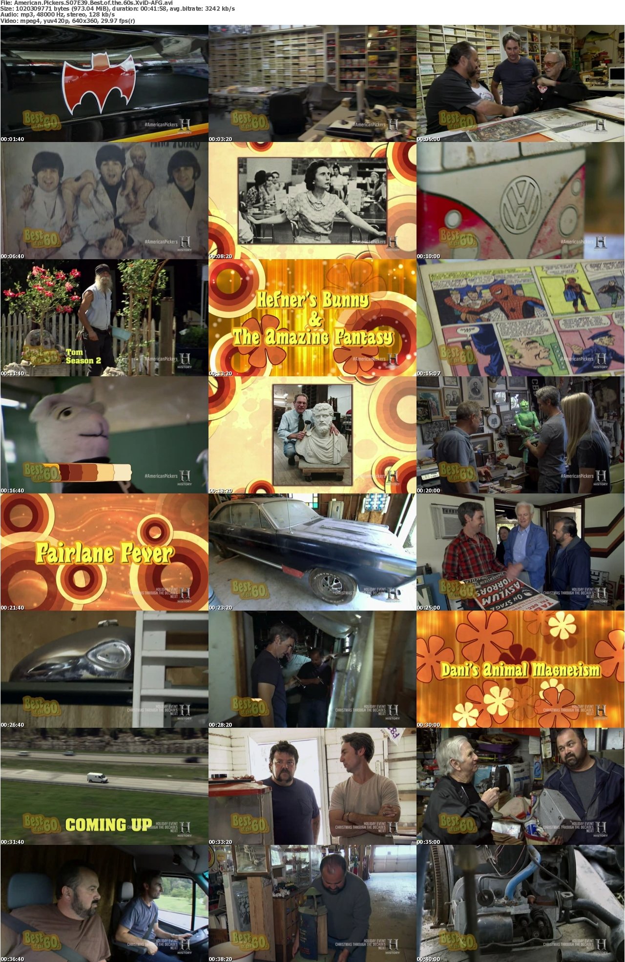 American Pickers S07E39 Best of the 60s XviD-AFG