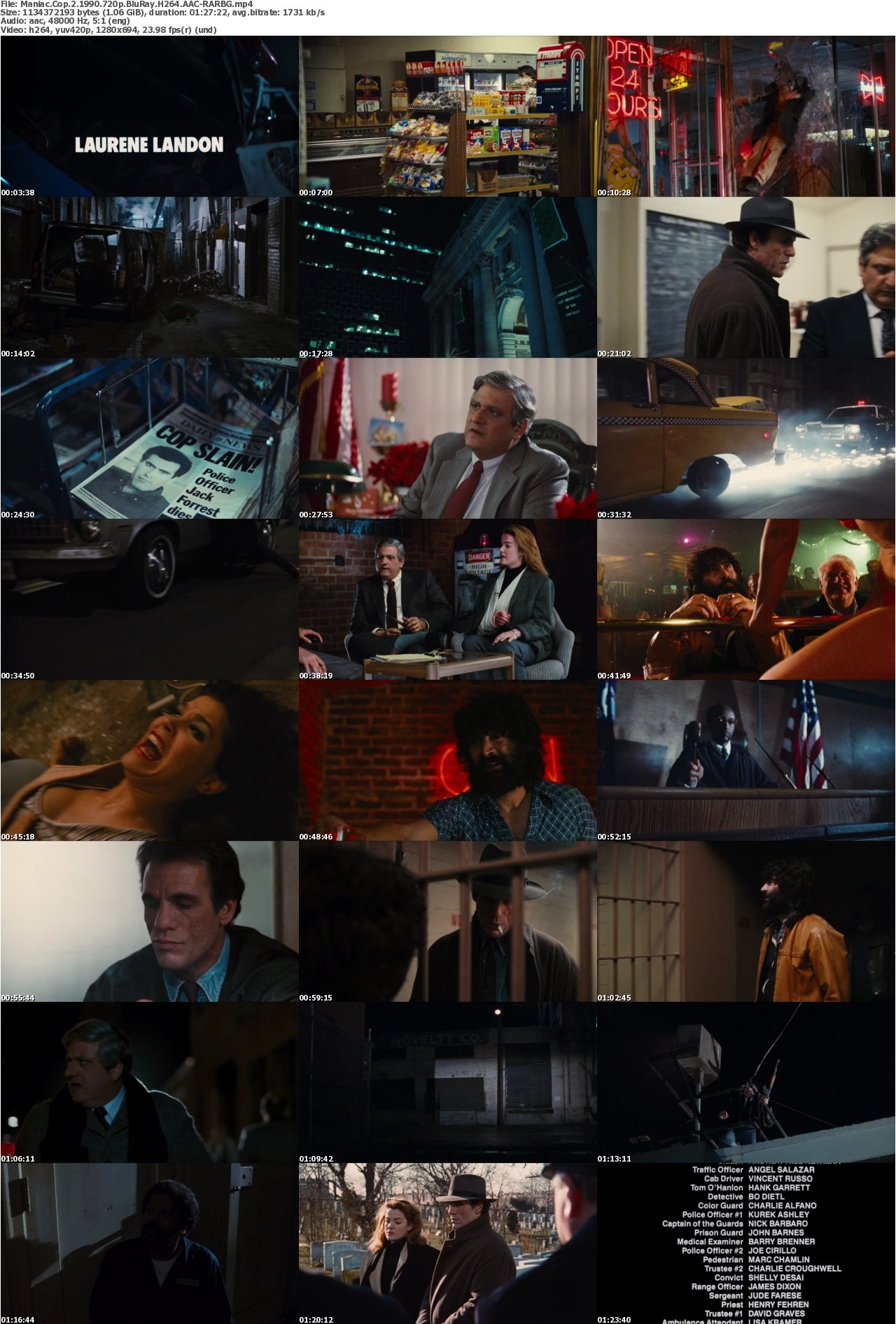 Maniac Cop 2 1990 720p BluRay H264 AAC-RARBG