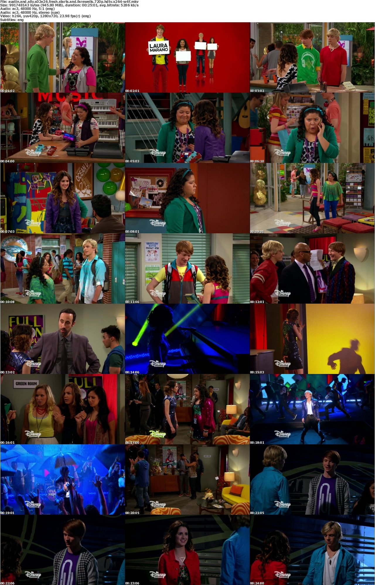 Austin and Ally S02E26 Fresh Starts and Farewells 720p HDTV x264-W4F