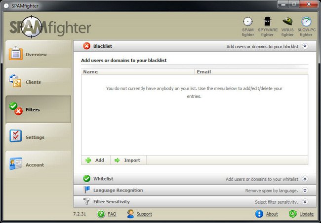 SPAMfighter v7.6.126 Standard