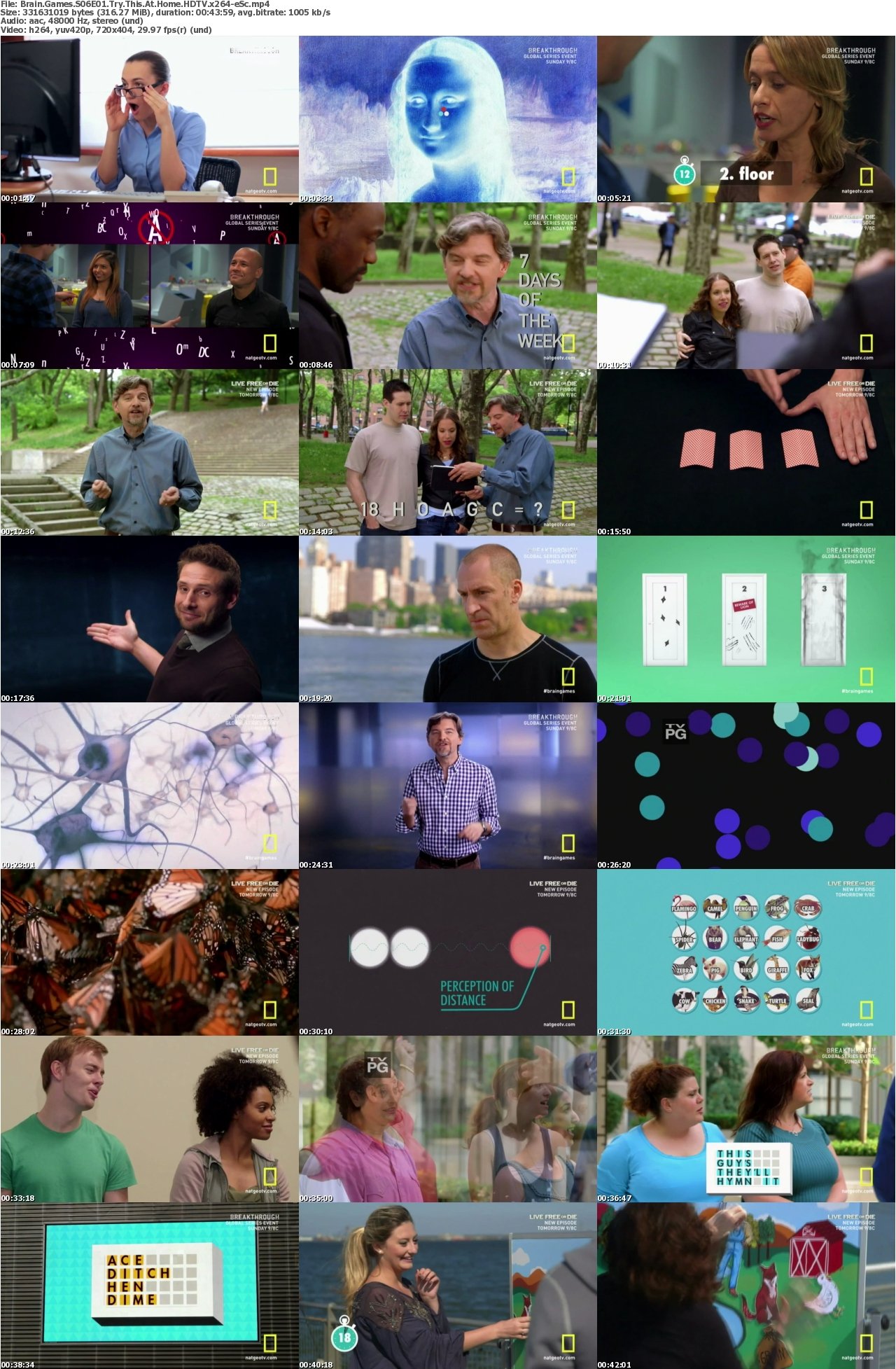 Brain Games S06E01 Try This At Home HDTV x264-eSc