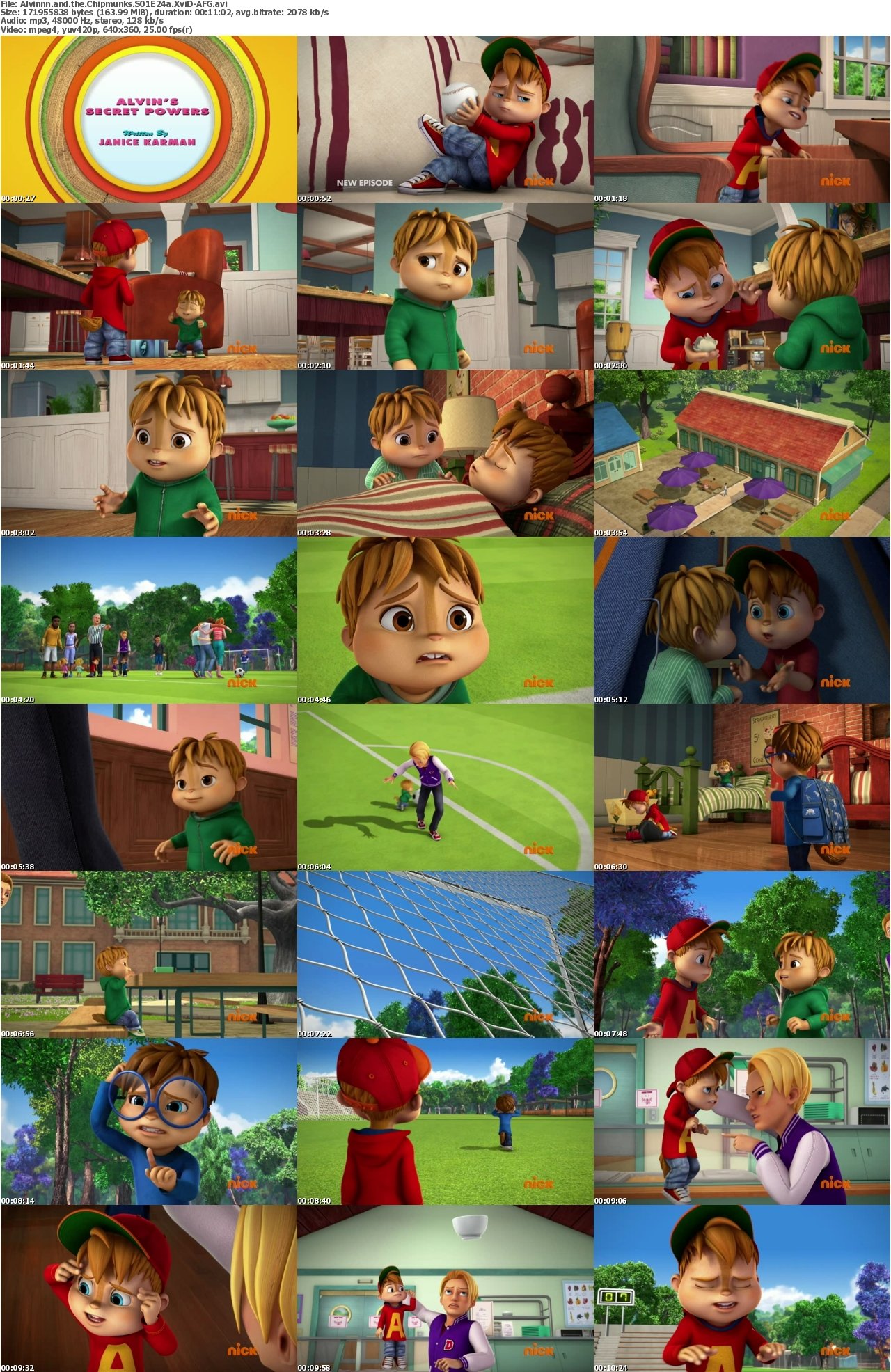 Alvinnn and the Chipmunks S01E24a XviD-AFG