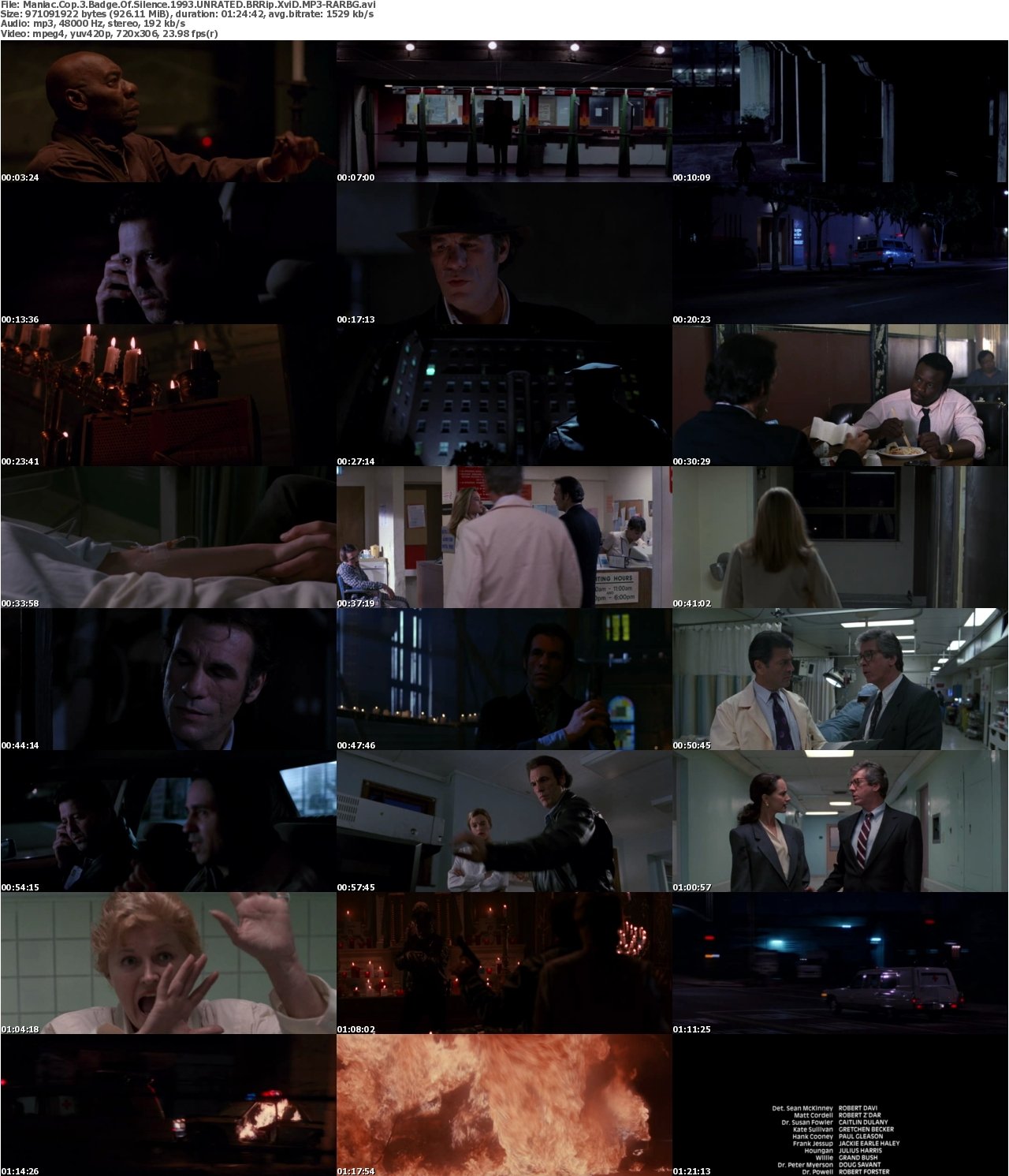 Maniac Cop 3 Badge Of Silence 1993 UNRATED BRRip XviD MP3-RARBG